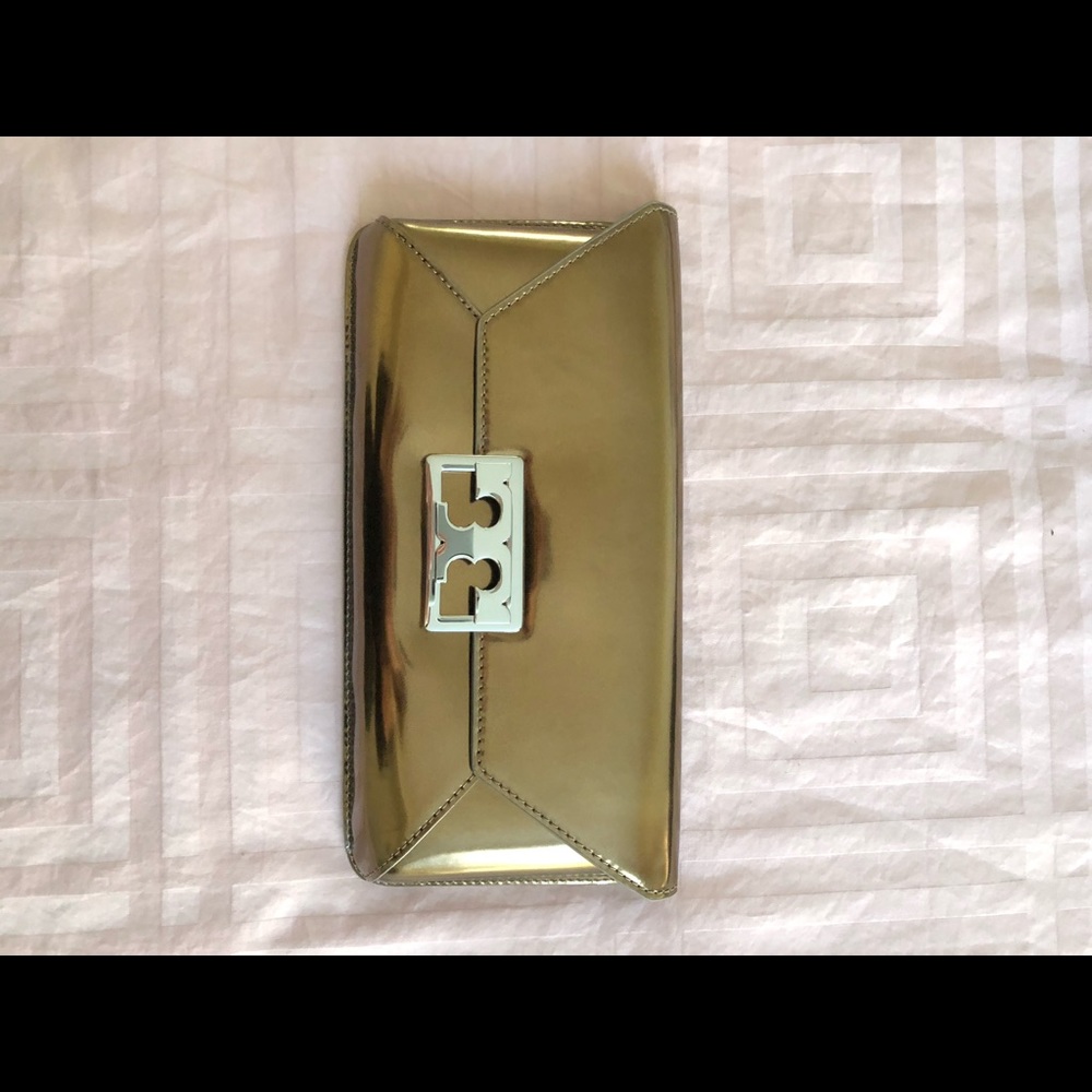 Tory Burch clutch gold/bronze
